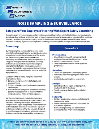 Noise Sampling and Surveillance Service